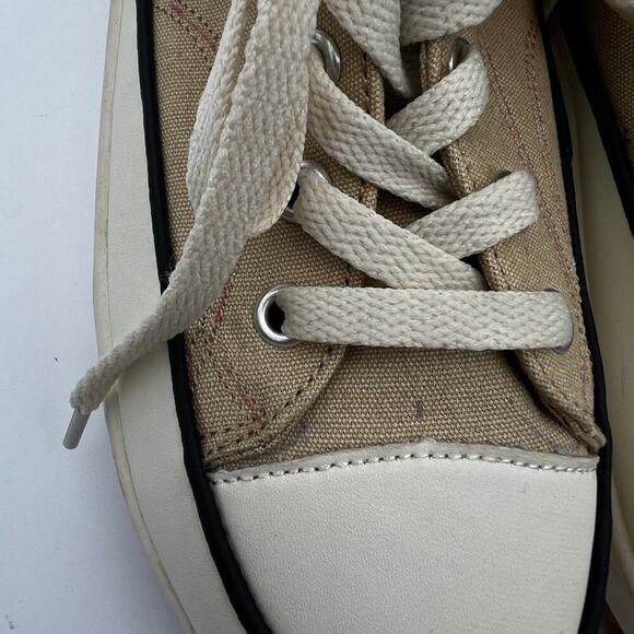 Mimi hi-top, side zipper, fashion shoes, tan color women's size 9 - Picture 5 of 9